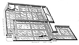Übersichtsplan / Hallenplan Genfer Automobilsalon 1955