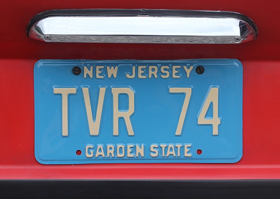 US-Fahzeugregistration - TVR 2500M (1974)