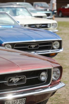 Über Jahre hinweg behielt der Mustang sein typisches Gesicht, obgleich stetig modifiziert - 8. Mustang & Shelby Meeting 2024