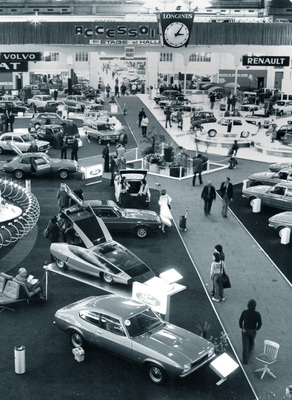 Übersicht über den 44. Automobilsalon von Genf im Jahr 1974