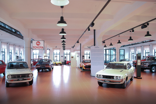 Übersicht über die Toyota-Zusammenstellung - 50 Jahre Toyota Schweiz Sonderschau