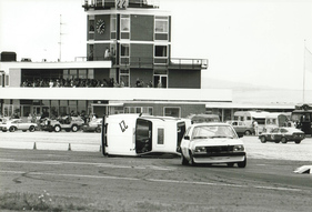 Unfall in Kassel - Historisches Flugplatzrennen Kassel Calden
