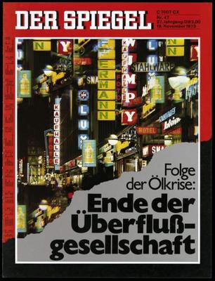 Ungewisse Zukunft - Das Thema Ölkrise beherrscht im Winter 1973:74 die Schlagzeilen der Fachpresse