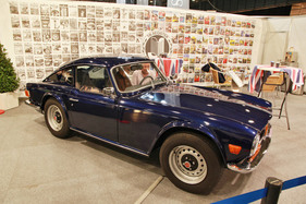 Ungewöhnlicher Zwitter - Triumph TR 6 mit Triumph-GT-6-Dachaufbau (Bremen Classic Motorshow 2018)
