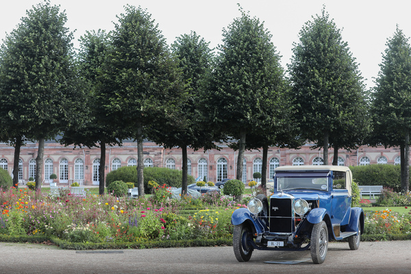 Unic 8 H3 Cabriolet Chapron (1930) - 2654 cm3, 65 PS bei 3000 U/min, etwa 300 Exemplare gebaut - 19. ASC Classic-Gala Schwetzingen 2023