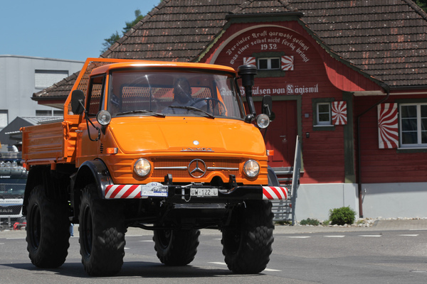 Unimog U406 (1980) - Nutzfahrzeug auf Spazierfahrt - Oldtimer in Obwalden (O-iO) 2019