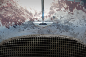 Unlackierter Aston Martin DB2/4 - British Car Meeting in Mollis am 28. August 2016