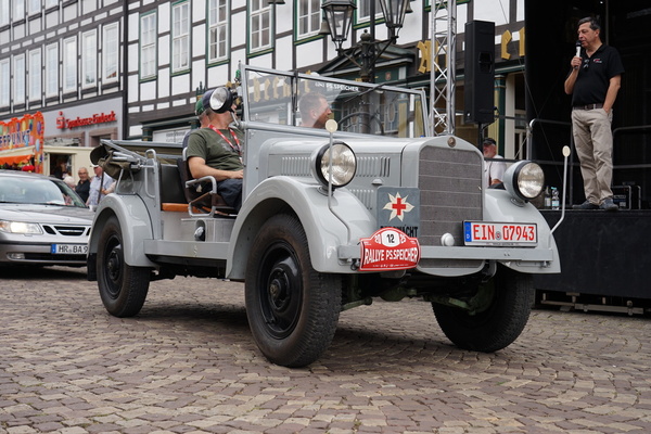 Unter Raritäten eine Raritat: Einer von 378 gebauten Mercedes-Benz G5 von 1938 – Einbecker Oldtimertage 2025