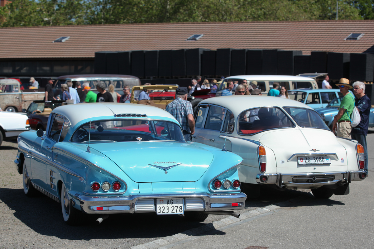 Differences in the design language of Chevrolet and Tatra - Classic Car Sunday Morning on June 2, 2019