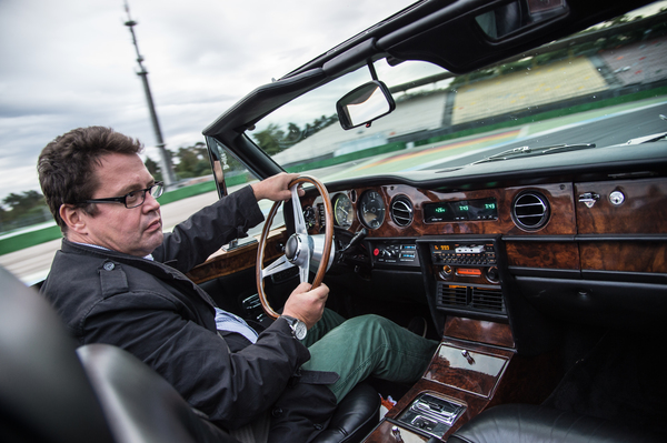 Unterwegs im Rolls-Royce Corniche Convertible - am zweiten Tag der Creme21 2015 auf dem Hockenheimring