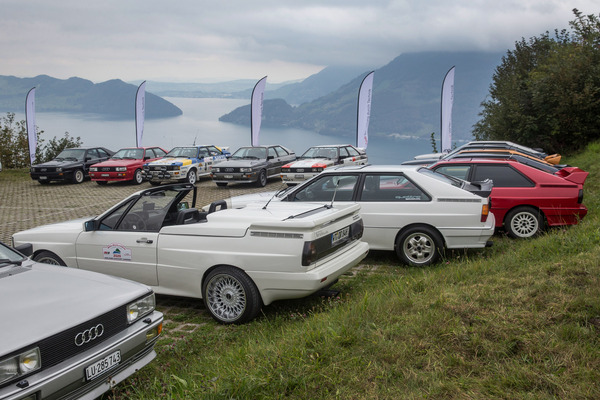 Unterwegs mit dem Audi quattro