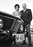 Uschi Glas mit Paul Hahnemann von BMW