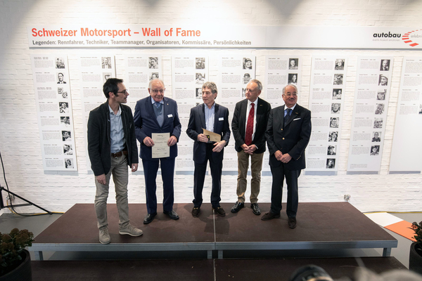 V.l.n.r: Fredy Alexander Lienhard, Hansmarkus Huber, Edy Wyss, Fredy Lienhard, Paul Gutjahr