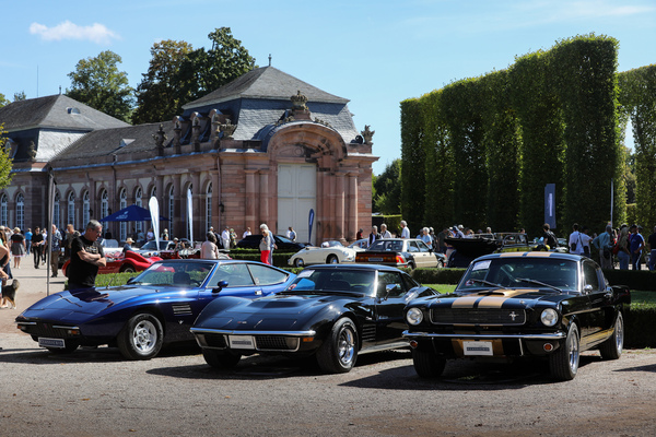 V8-Sportwagen bei Classicbid - 21. Classic-Gala Schwetzingen 2025