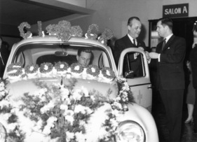 VW 1200 (1962) am Genfer Automobilsalon - 5'000 000 produzierte Käfer müssen gefeiert werden