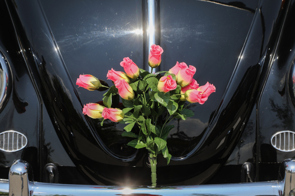 VW 1200 (1962) - decorated with roses - Swiss Classic World Lucerne 2023