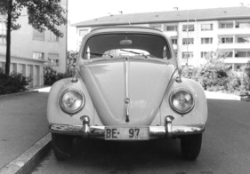VW 1200 De Luxe (1961) - der Testwagen von 1961 war immerhin mit Rolldach ausgerüstet