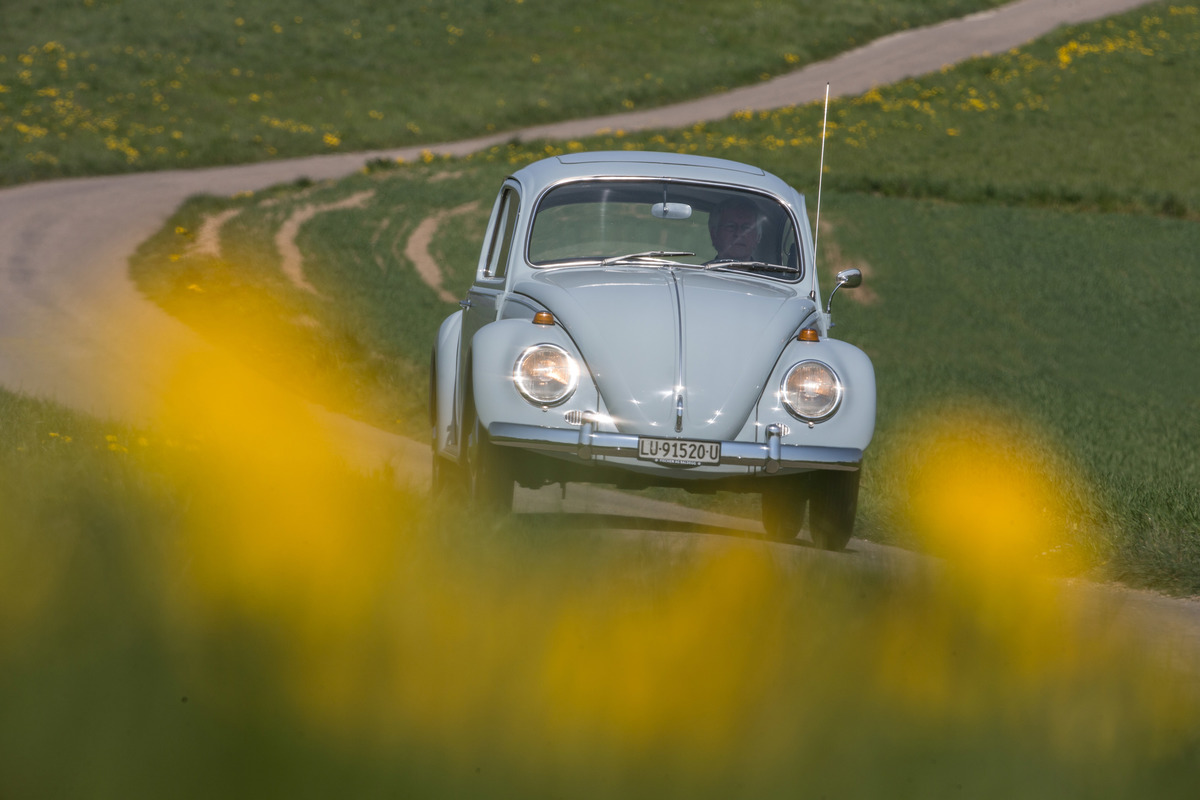 VW 1300 (1967) - Schiebedach war Zusatzausstattung