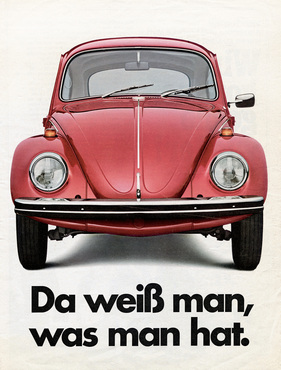 VW 1300 (1969) - Werbung - da weiss,  man was man hat
