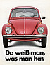 VW 1300 (1969) - Werbung - da weiss,  man was man hat