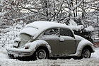 VW 1300 (1969) - im Schnee und doch startbereit