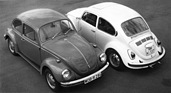 Image: VW 1302 (1972) - on the left the basic model, on the right the better equipped and more powerful 1302 LS