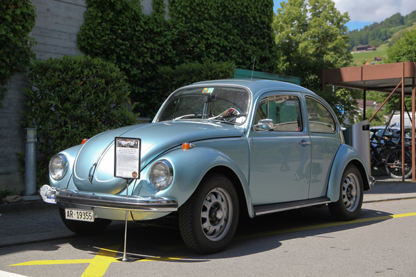 VW 1302 S "Weltmeister" (1972) - Sondermodell zur Feier des Produktionsweltrekords - Oldtimer in Obwalden (O-iO) 2019