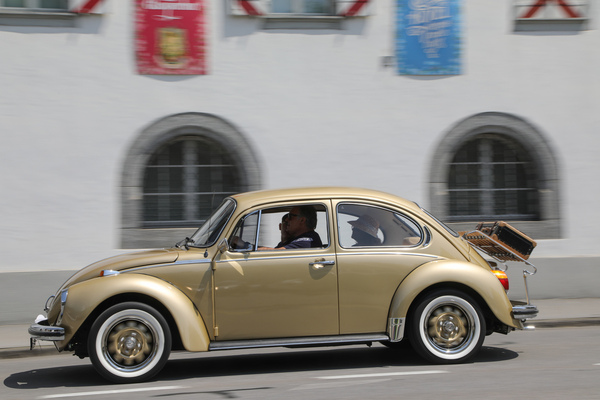 Bild: VW 1303 (1974) - auf Publikums-Taxifahrt - Oldtimer in Obwalden (O-iO) 2023