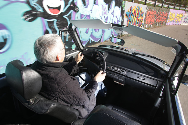 VW 1303 Cabriolet (1979) - gute Rundumsicht im offenen Wagen, die Karosserie aber ist unübersichtlich