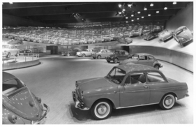 VW 1500 (1961) - in der Volkswagen-Halle der IAA 1961, die durch Frank Schroedter entworfen wurde