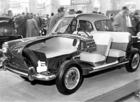 VW 1500 (1962) am Genfer Automobilsalon - instruktives Schnittmodell