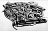 VW 1500 (1962) - der flach bauende Boxermotor (© Archiv Automobil Revue) VW 1500 (1962) - der flach bauende Boxermotor (© Archiv Automobil Revue)