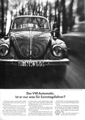 VW 1500 Automatic (1968) - Werbung - ist er nur was für Sonntagsfahrer?