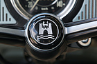 VW 1500 Automatic (1968) - Wolfsburg-Wappen auf der Lenkradmitte