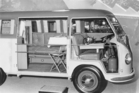 VW (1953) - Internationale Automobilausstellung (IAA) in Frankfurt 1953 - VW-Lieferwagen als Wohnwagen