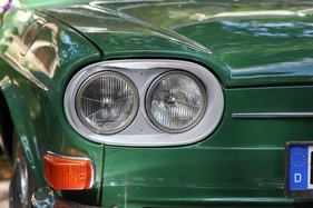 VW 411 E (1970) - die Doppelscheinwerfer des Luxuskäfers - 40. Oldtimer-Meeting Baden-Baden 2016