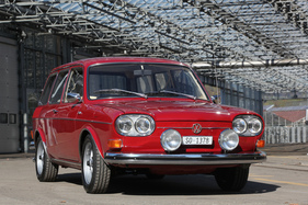 VW 411 LE Variant (1969) - mit Doppelscheinwerfern und Zierstab auf dem Bug sah er durchaus schmuck aus