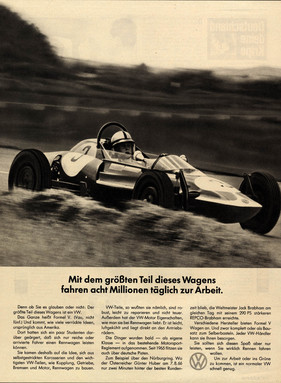 VW Anzeige von 1966 in allen grossen Illustrierten