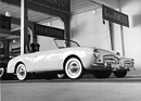 VW Beutler Cabriolet (1954) - mit musterhaft dünnem Windschutzscheibenpfosten - Genfer Automobilsalon 1954
