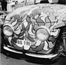 Bild: VW Big Fire (1971) - Theo Deckers Drag-Käfer am Genfer Autosalon 1971