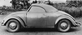 VW Cabriolet (1946) - der sogenannte "Radclyffe Convertible" - ein Einzelstück