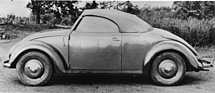 VW Cabriolet (1946) - der sogenannte "Radclyffe Convertible" - ein Einzelstück