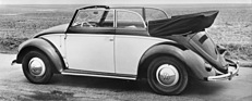 VW Cabriolet (1949) - das viersitzige Cabriolet von Karmann