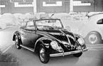 VW Cabriolet (1949) - die zweisitzige Version von Hebmüller auf dem Genfer Automobilsalon
