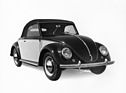 VW Cabriolet (1950) - das zweisitzige Cabriolet von Hebmüller wurde knapp 700 Mal gebaut