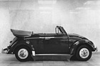 VW Cabriolet (1959) - ein versenkbares Verdeck war beim Viersitzer nicht möglich
