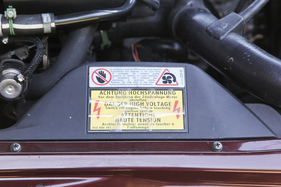 VW Corrado VR6 (1993) - Warnschilder im Motorraum