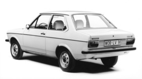 VW Derby L (1977) – von schräg hinten VW Derby L (1977) – von schräg hinten