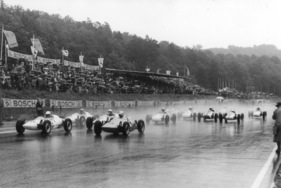 VW Formula V (1965) - Shortly after the start of the Formula V at the 1965 Solitude Race - none of the competitors dropped out