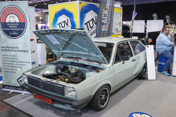 Bild VW Gol BX (1985) - mit Vierzylinder-Boxer-Frontmotor und E85-optimiert, zu haben für EUR 22'500 - Bremen Classic Motorshow 2023